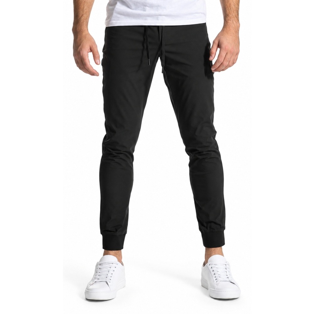 Bird Dogs Pants Mens Large Black Boomstick Joggers Slim Fit Athletic Pull On